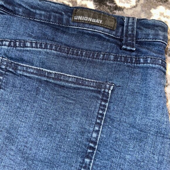 Unionbay (13) Denim Jean Button Up Skort - Picture 5 of 7